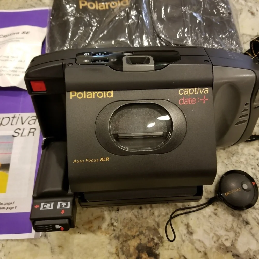 Very Rare New Unused Date Plus Polaroid Captiva SLR AF SE Film Camera.